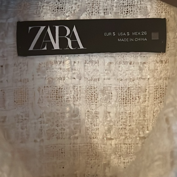 ZARA Oversized Tweed Suit Jacket - Picture 12 of 12